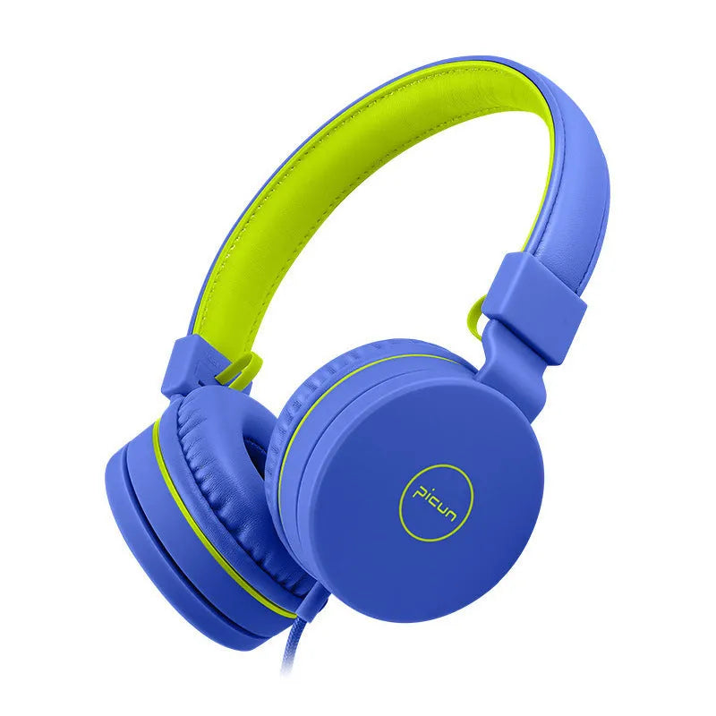 Bengoo C30 wired over-ear headphones with microphone in mint green colour