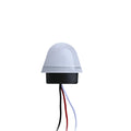 White automatic street lamp switch with motion sensor for 3-5 metre detection range