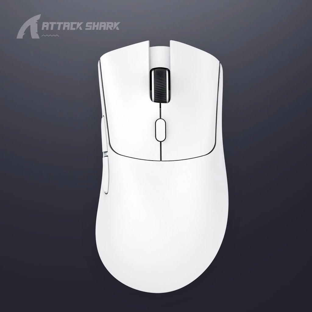 Attack Shark wireless Bluetooth three-mode mouse in black, red, or white colours