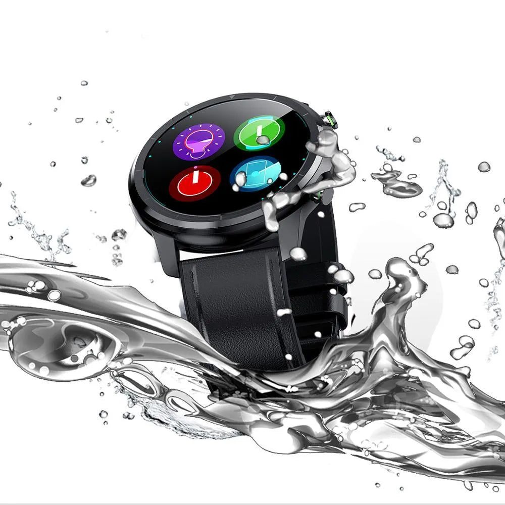 LEMFO LF26 smart bracelet with 1.3-inch screen shown in Silver colour on a wrist.