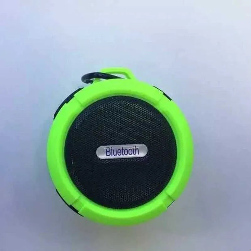 C6 waterproof Bluetooth portable speaker in multiple colours with bag clip attachment