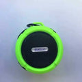 C6 waterproof Bluetooth portable speaker in multiple colours with bag clip attachment
