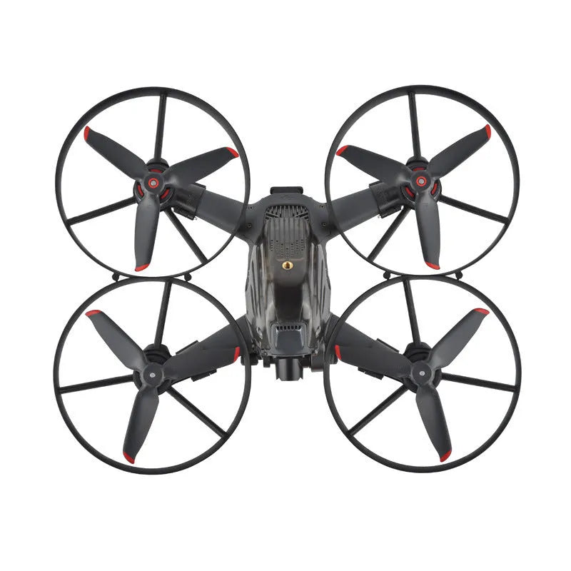 DJI FPV propeller guard set 4-pack black plastic crash rings 145x145mm for drone blade protection