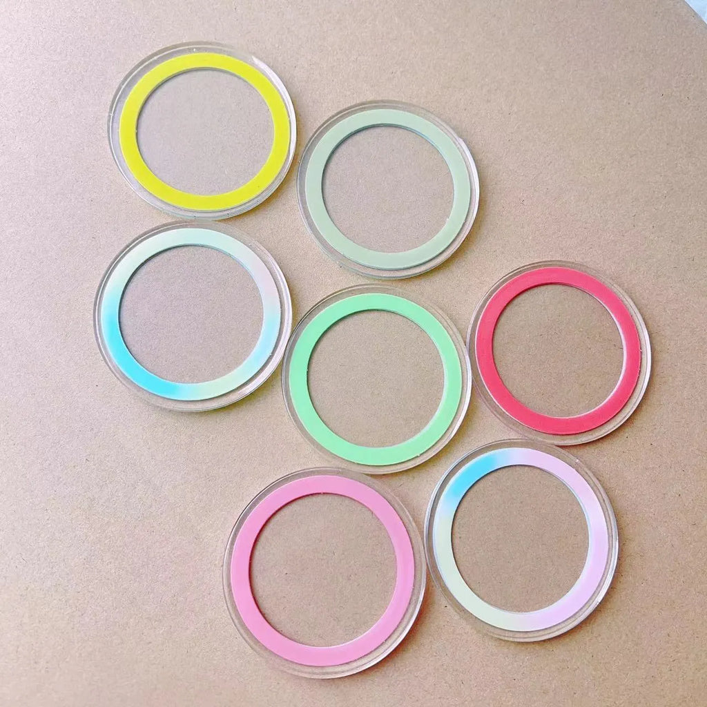 Pure black epoxy resin magnetic suction cup phone bracket with magnetic ring for car or desk mounting