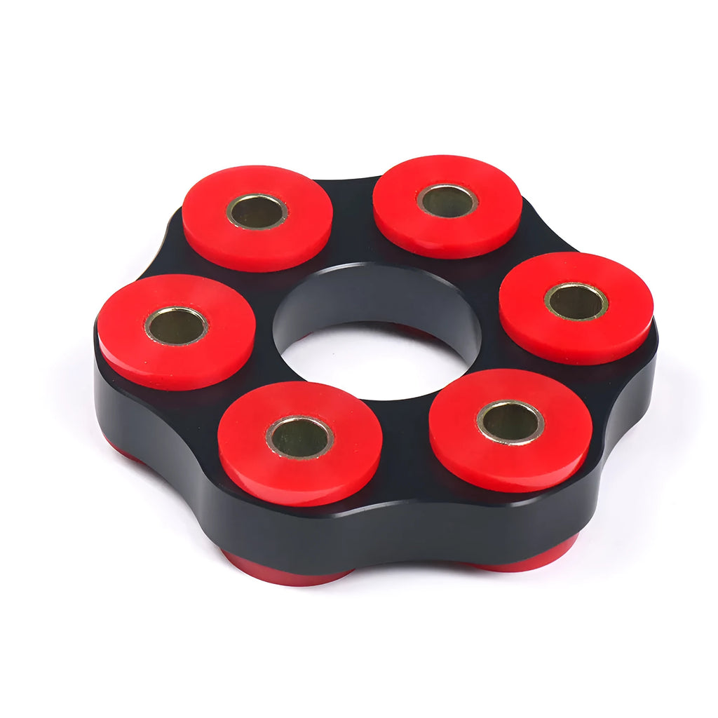 Red polyurethane aluminium drive shaft connecting plate bracket for BMW E46 E36 E30 and E28 models
