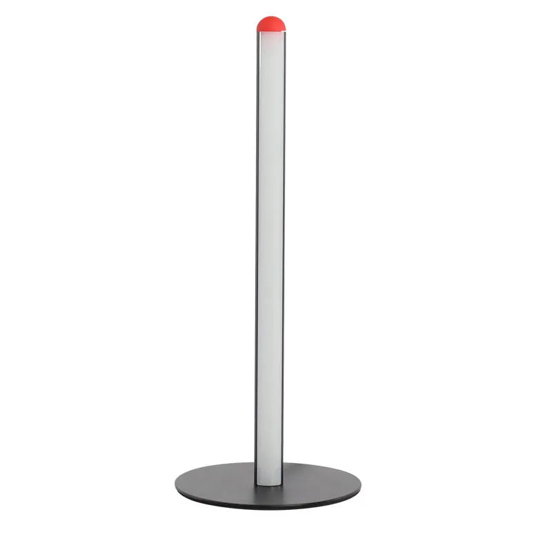Vertical aluminium alloy floor lamp in modern simplicity style, available in 25cm, 50cm, and 100cm heights.