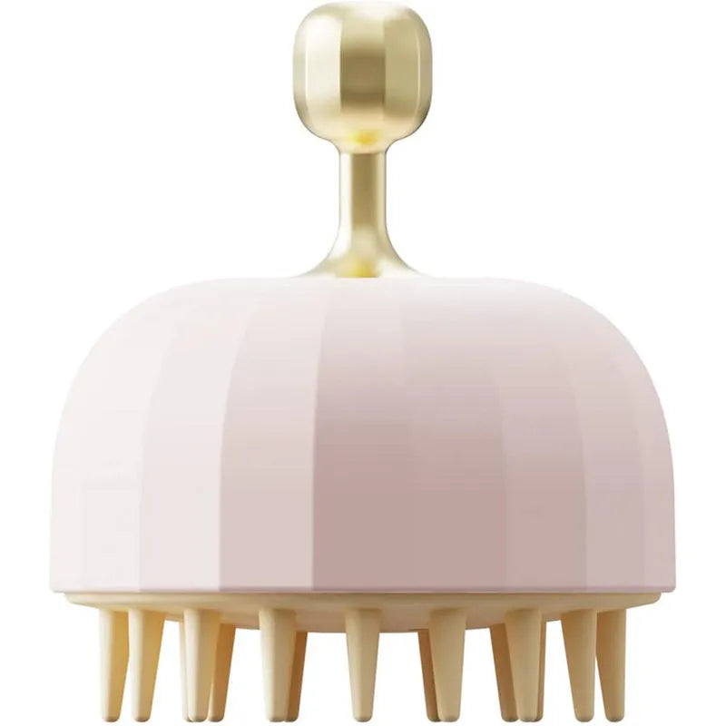 Green pink white pet bath massage brush with drainage holes for dogs and cats grooming