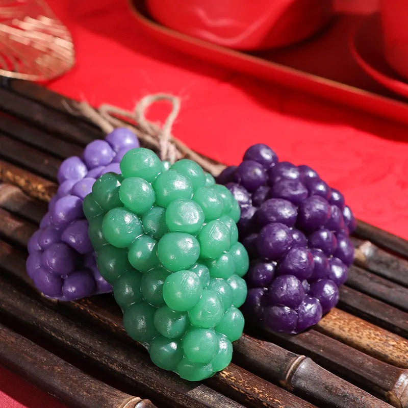 Grape handmade soap purple green 80g bar
