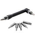 L-type double-headed socket wrench set with drill bits and matching socket wrenches