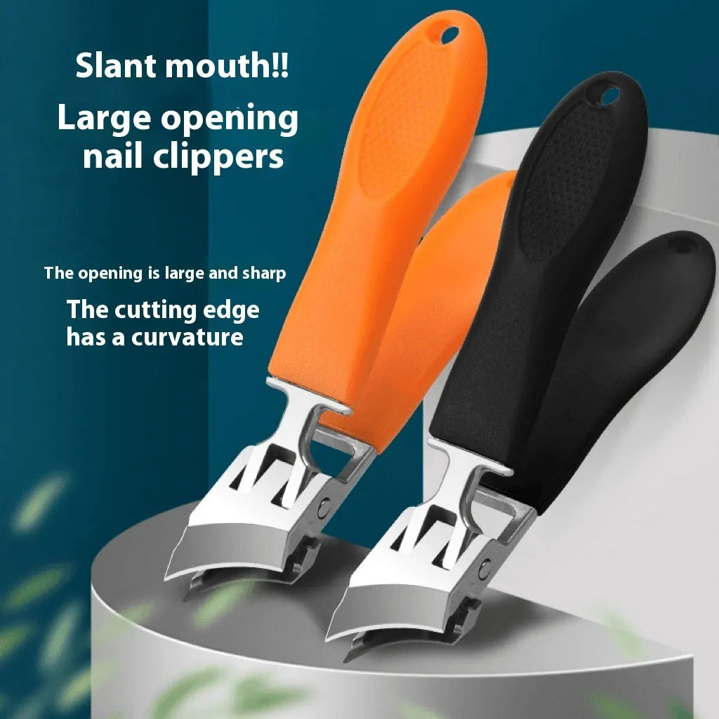 Portable anti-splash nail maintenance kit with stainless steel grooming tools in multiple colours