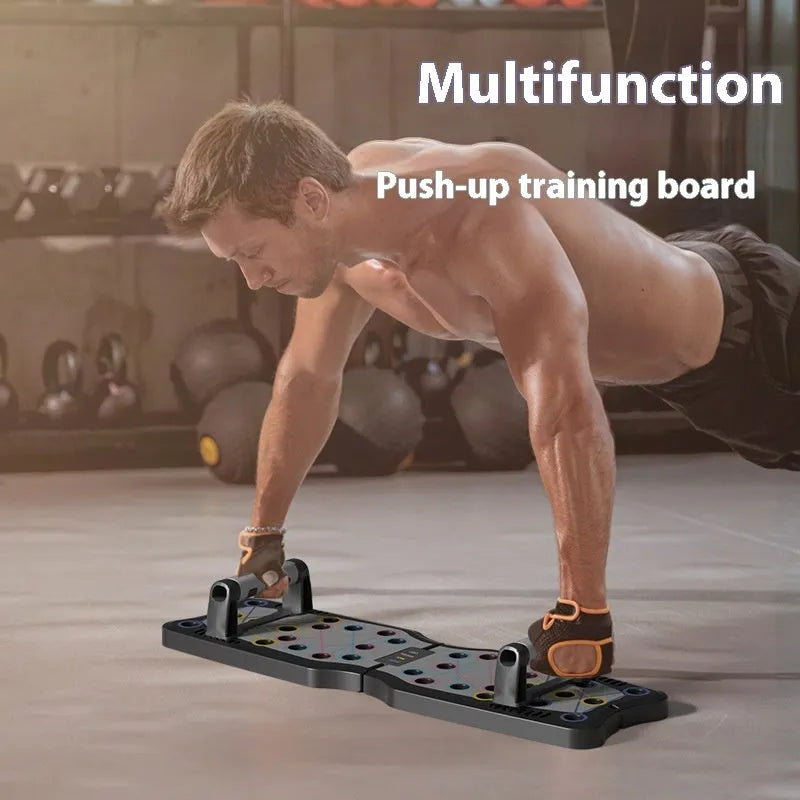 ABS plastic flat push up support plate for chest, shoulder, back and arm workouts