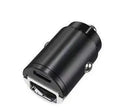 30W car cigarette lighter charger in zinc alloy with PD and QC fast charging support
