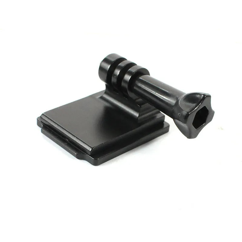 Black GoPro helmet mount extension rod with quick release bracket for action cameras