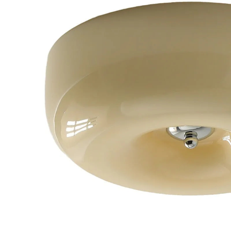 American style cream colour bedroom ceiling lamp with three-colour light function