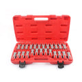 25-piece car terminal removal tool set in plastic storage case for automotive electrical repair