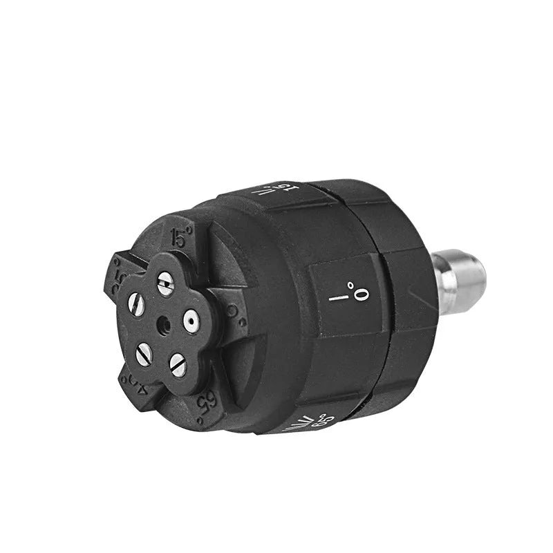 Multi-functional five-in-one nozzle for high-pressure water gun with five spray pattern markings