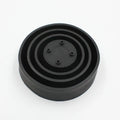 Silicone car headlight dust cover showing Type A closed and Type B open styles for vehicle protection.