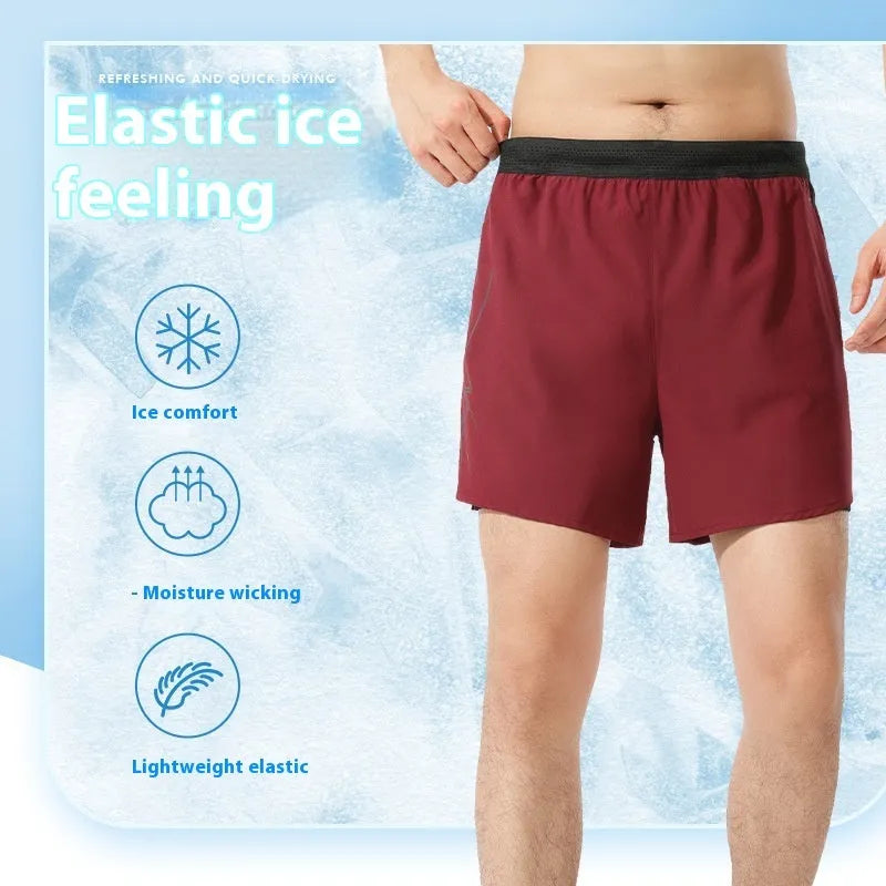 Men's polyester basketball shorts in low-waist design with American sports styling