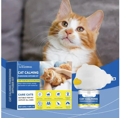 Cat Mood Diffuser Suit 45ml plug-in pet calming aroma diffuser for dogs and cats