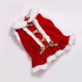 Red polyester transformation pet clothes for teddy and bichon in European and American style