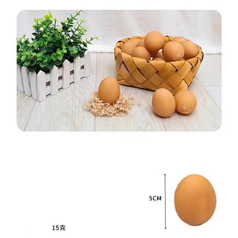 Simulation egg dog toy with light-up features and textured surface for tooth cleaning