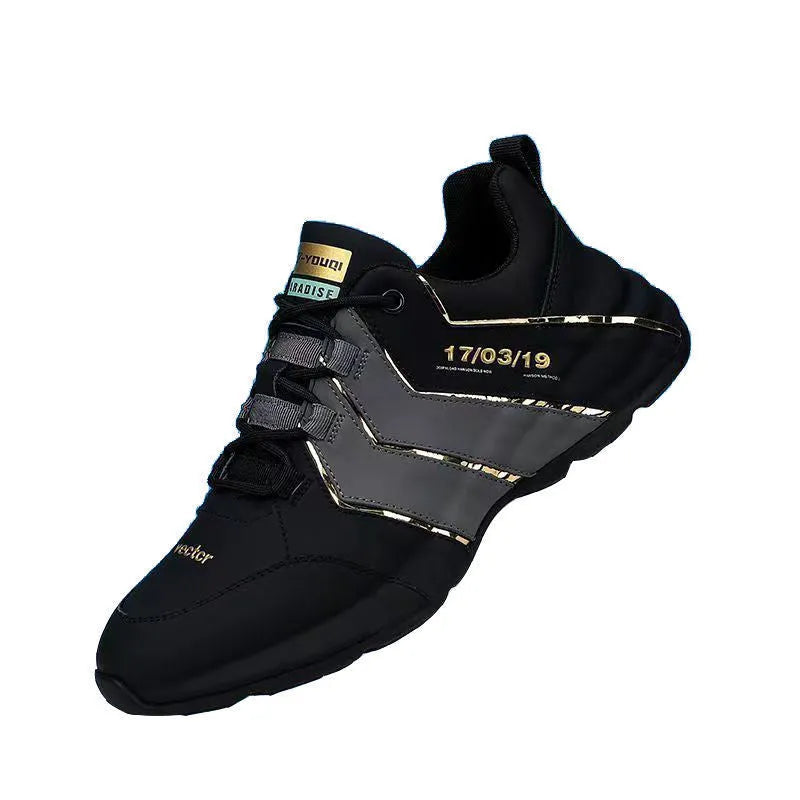 Casual lace-up sneakers with thick rubber soles and mesh lining in multiple colour options
