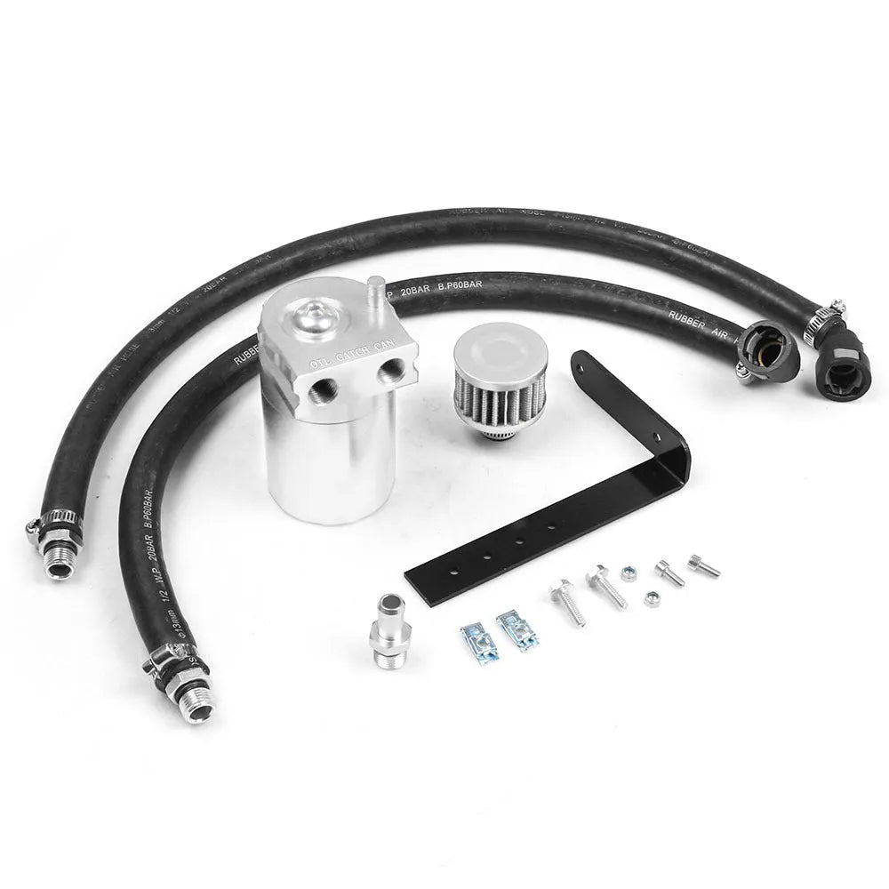 Aluminum alloy oil separator for Ford Expedition in black, red, blue, and silver colour options.