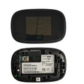 Black 4G wireless router measuring 10x20x3cm with dual-core processor and 150Mbps speed