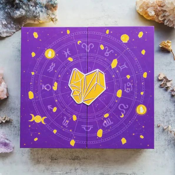 Crystal Halloween paper countdown gift box measuring 33.5cm wide with emotion cultivation activities