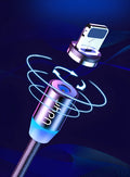 Magnetic USB charging cable with detachable magnetic heads for Android, Apple iPhone and TYPE-C devices