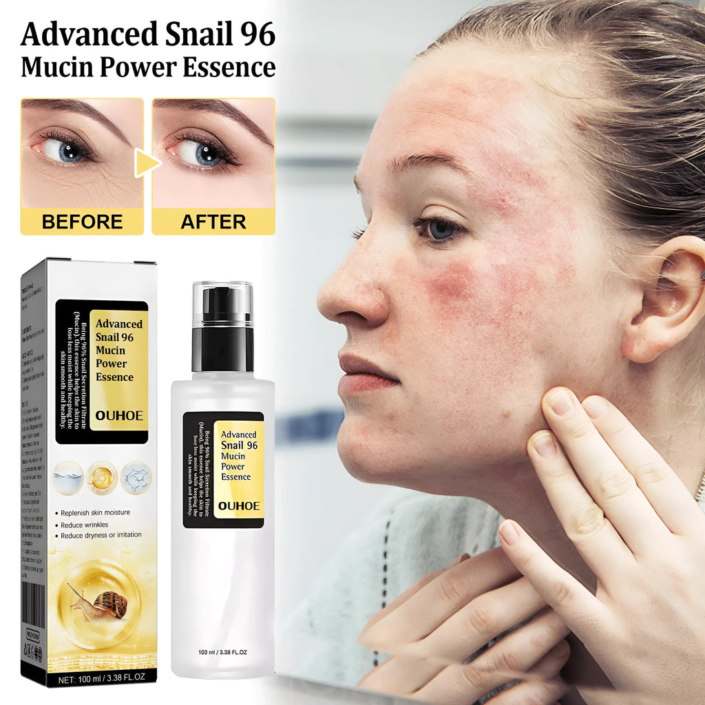 100ml Snail Serum Collagen Facial Serum bottle with hydrating and firming properties