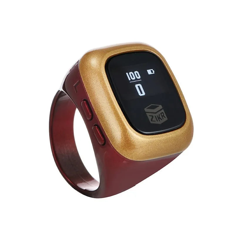 Al-fatiha Zikr electronic counter with digital display and multi-channel vibration reminder in various colours