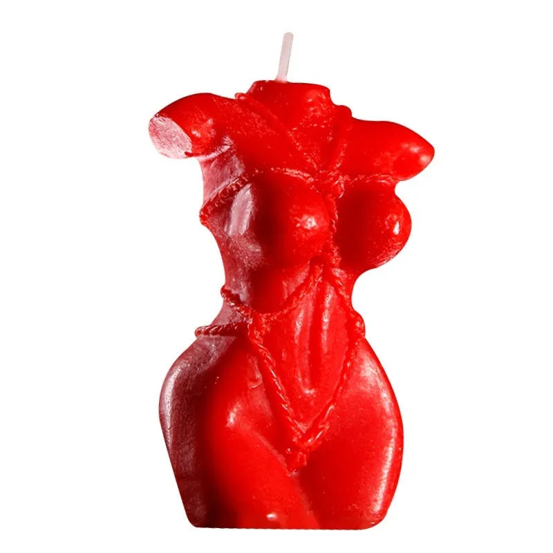 Smsexy Props soy wax bikini-shaped low temperature candle in Rose Red, Spring Pink or Lilac Purple.