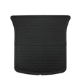 TPR floor mat set for Tesla Model Y showing foot mats, storage box mat, and tailbox protection