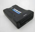 HDMI to SCART bidirectional converter supporting 1080P resolution and PAL NTSC signal conversion