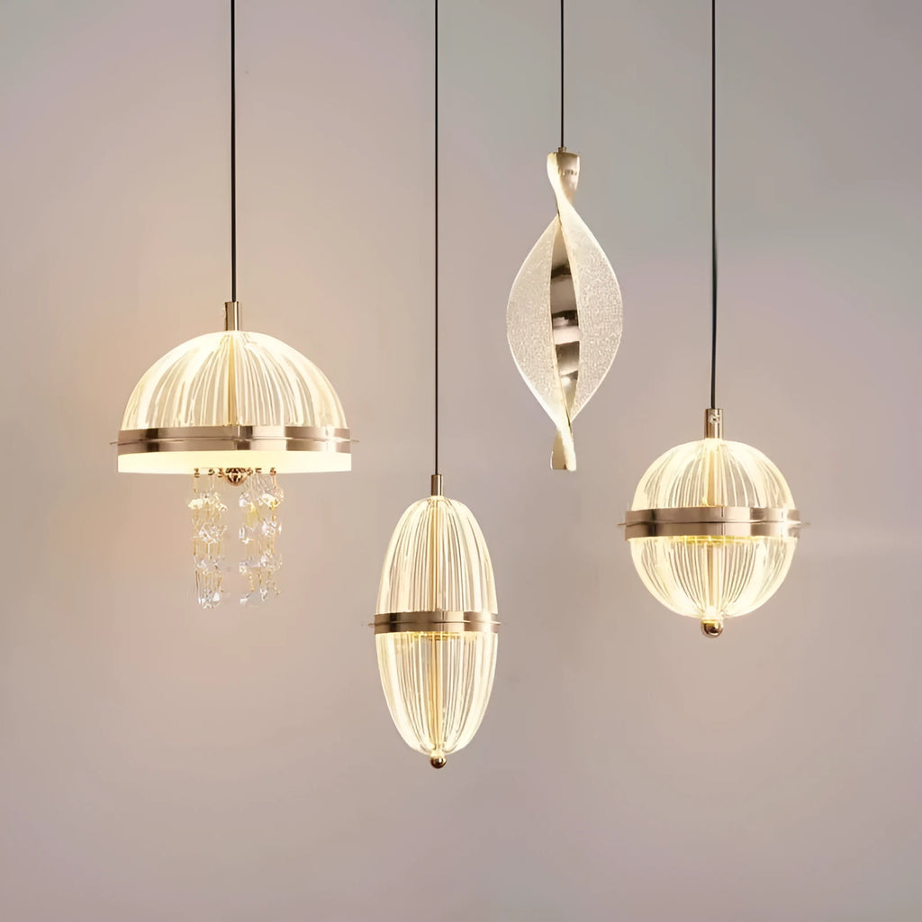 50cm acrylic pendant light three colour options simple modern living room dining room ceiling lamp
