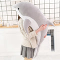 Crystal super soft dolphin plush toy in blue, filled with PP cotton, available in multiple sizes