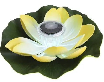 Floating solar LED lotus lantern in 280mm size for colourful pond and pool decoration