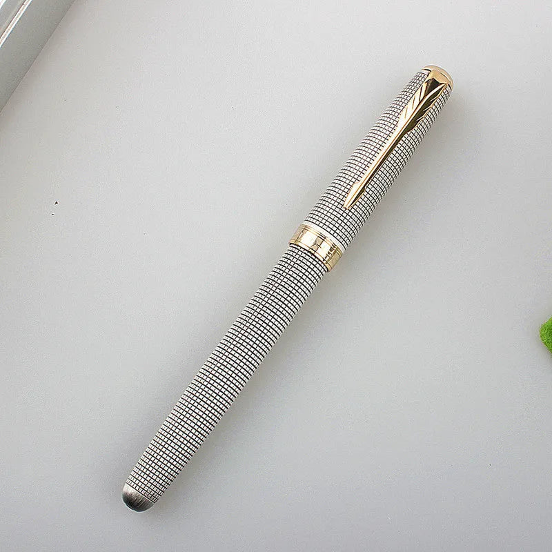 Stainless steel ball pen with 0.5mm tip in multiple colour options for business and student writing