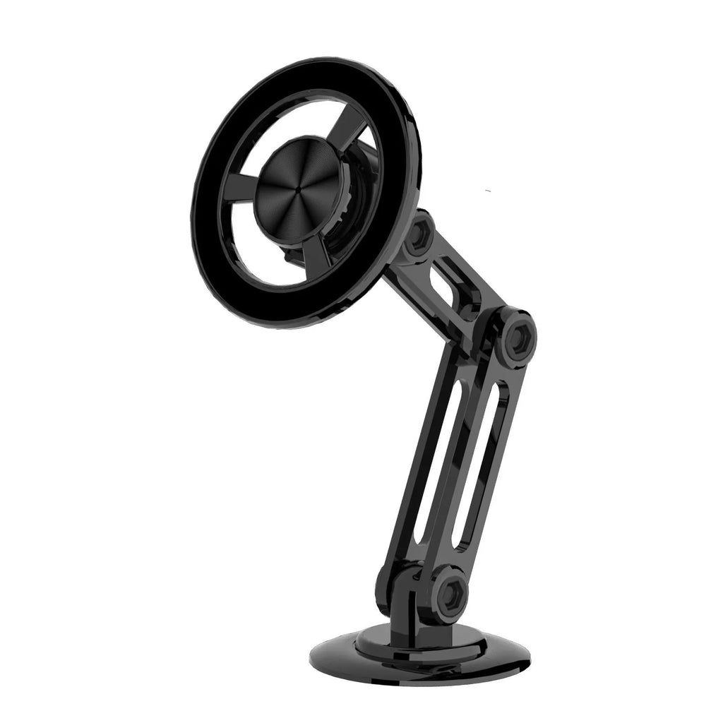All-metal magnetic car phone holder with magnetic rings in four colour options