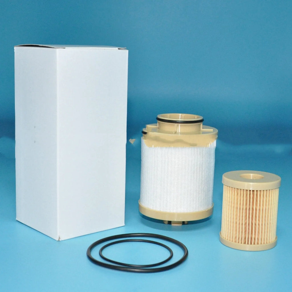 FD4616 diesel fuel filter for Ford trucks, shows dimensions: 106mm height, 84mm max outer diameter.