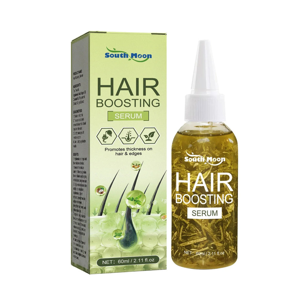 60ml bottle of hair care essential oil for anti-fall repair and dry hair treatment.