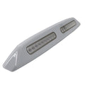 Silver LED roof light 6W 700 lumen for caravan yacht retrofit on a white surface