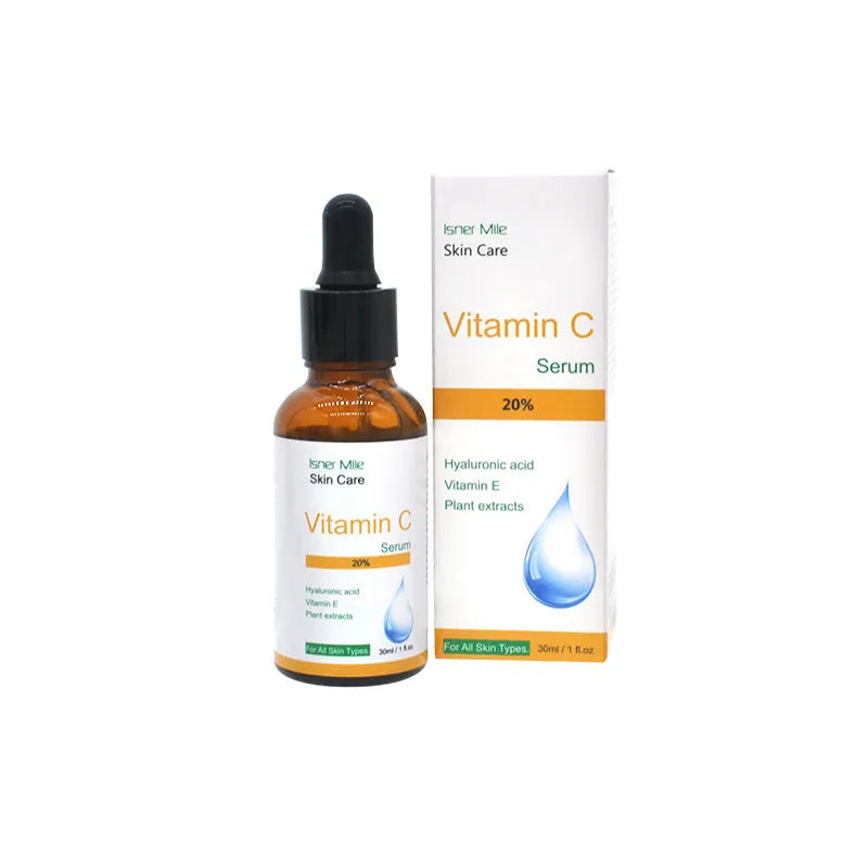 30ml bottle of Vitamin C serum for brightening dull and pigmented skin.