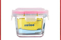 RREIAO infant food supplement food box 160ml in blue with glass body and PP lid