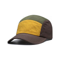 Men's quick-drying cotton-polyester baseball cap with curved brim in khaki colour