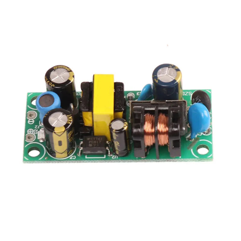 YS U5S metal-cased switching power supply module for AC to 5V DC conversion.