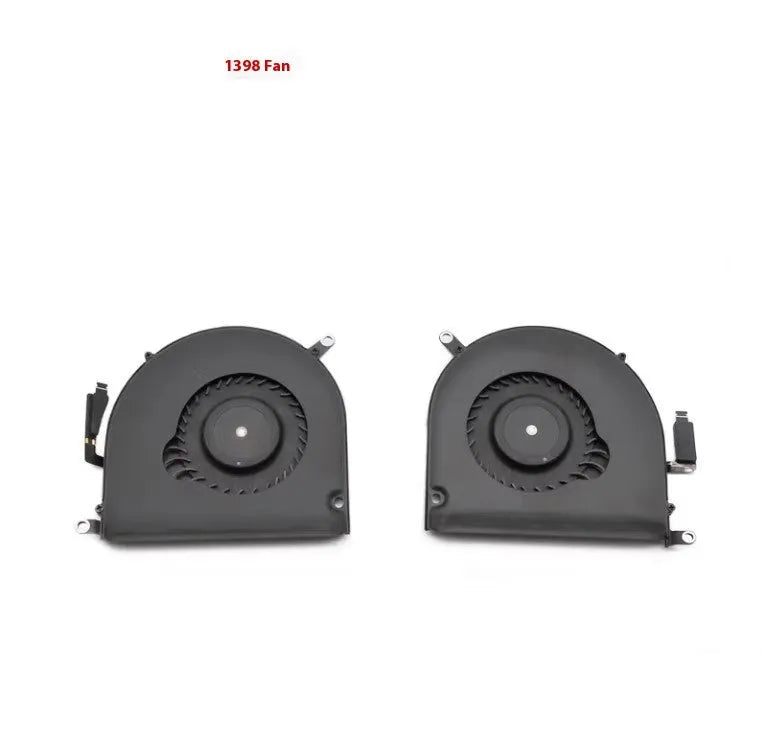 Black internal cooling fan for MacBook Pro A1398 MC975 MC976 13 to 15 inch laptop replacement part