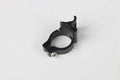 Black aluminium alloy vehicle clamp ring with a 28.6mm diameter for frame installation