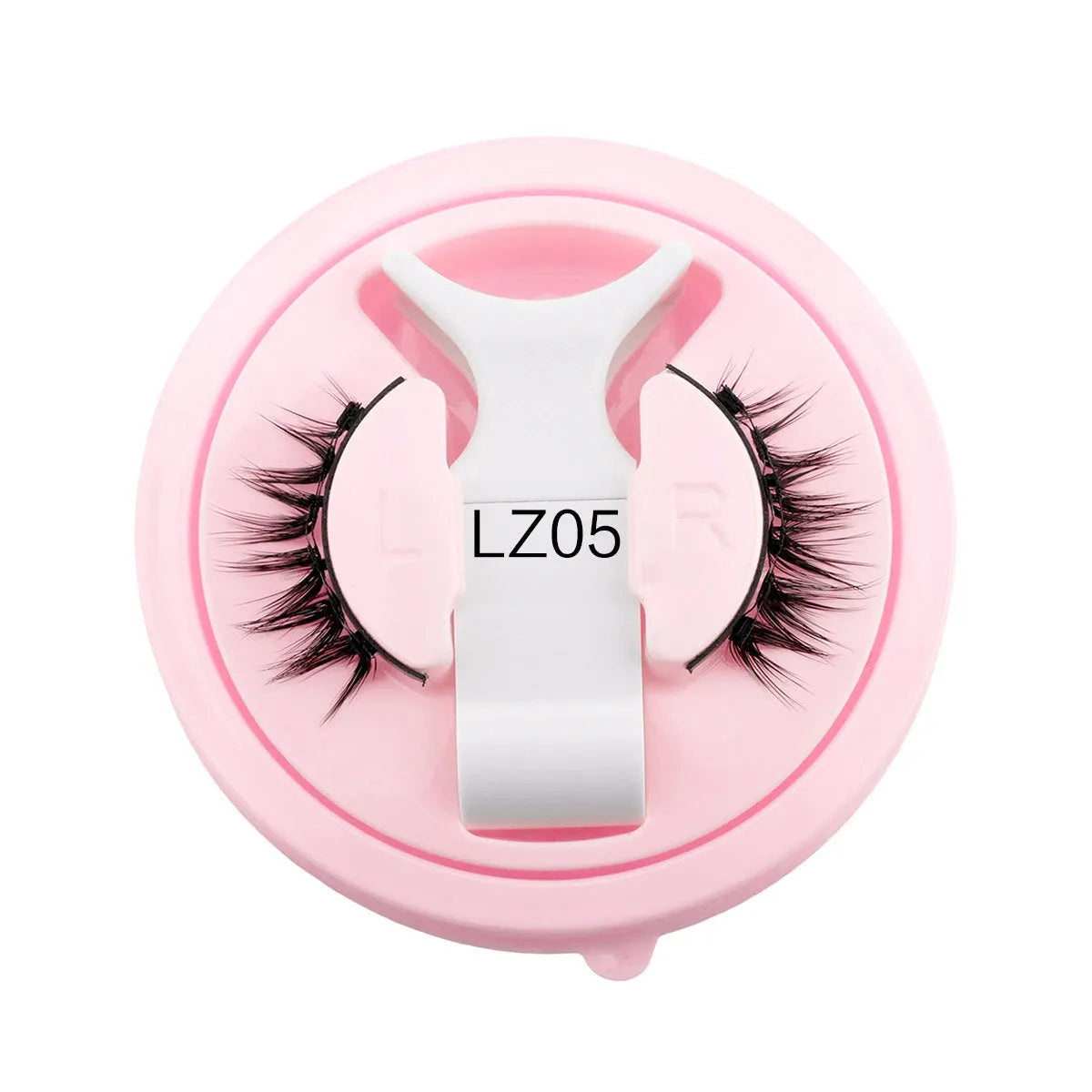 Reusable waterproof false eyelashes with glue-free band in five thickness specifications